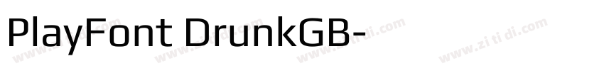 PlayFont DrunkGB字体转换